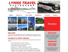 Tablet Screenshot of lynnstravel.co.uk